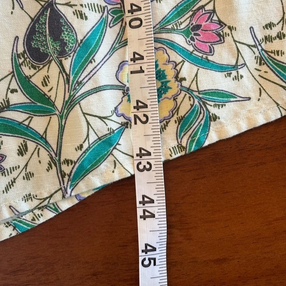 Loft Floral V-Neck Puff Sleeve Midi Dress - Picture 10 of 11